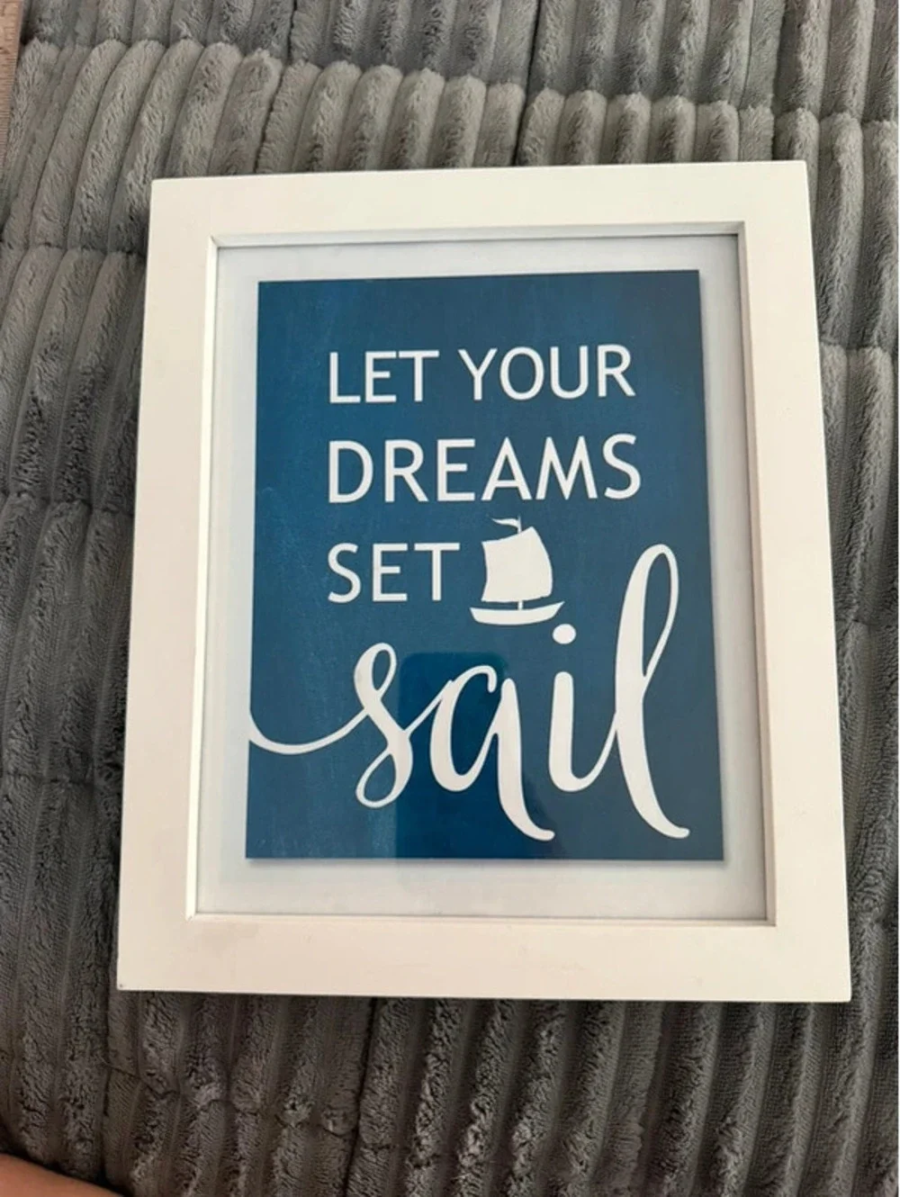 8 x 10 Baby decor Let Your Dreams Set Sail picture